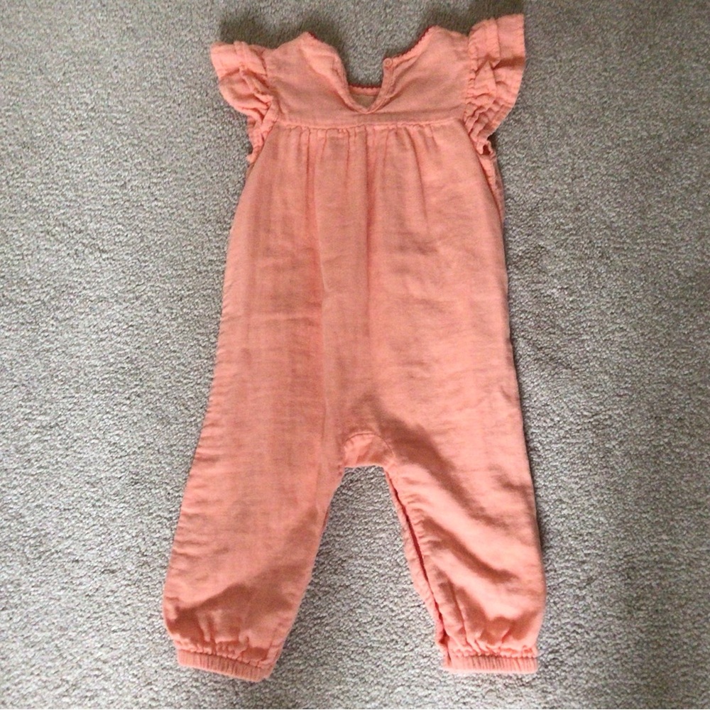 “SOLD”  “PEEK” BABY GIRLS EMBROIDERY & TASSELS COVERALL- 18-24 MONTHS - Picture 8 of 9